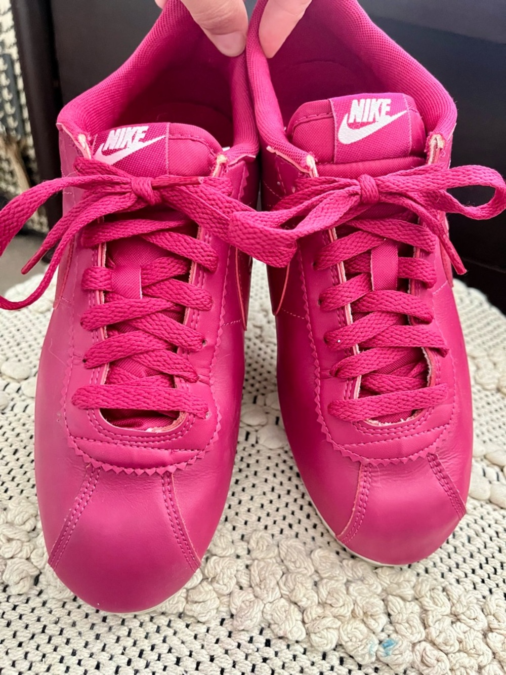 Nike Rare Classic Cortez Leather Women’s SZ.9 - Wild Cherry Noble Red - Picture 4 of 7